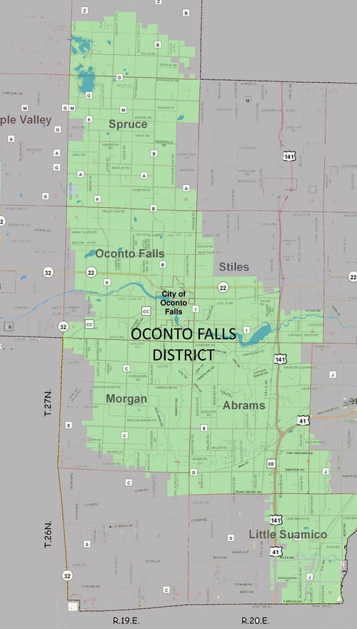 district boundaries