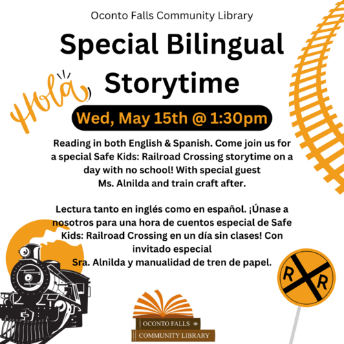 Bilingual Storytime at Oconto Falls Community Library