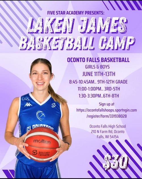 Laken James Basketball Camp