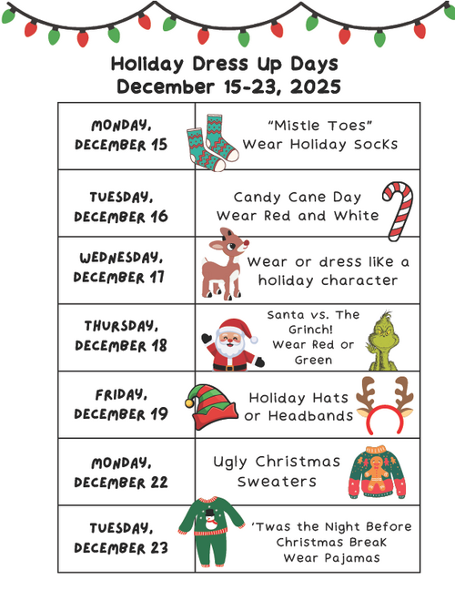 OFES HOLIDAY DRESS UP