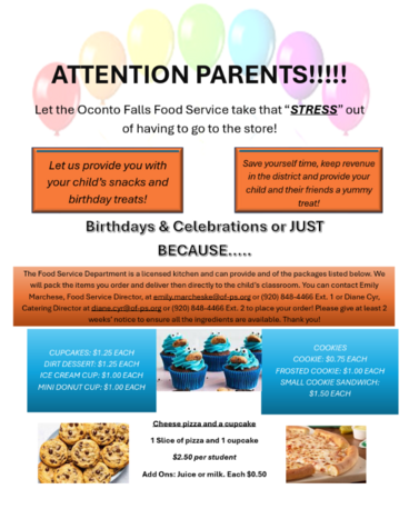 birthday snack offer